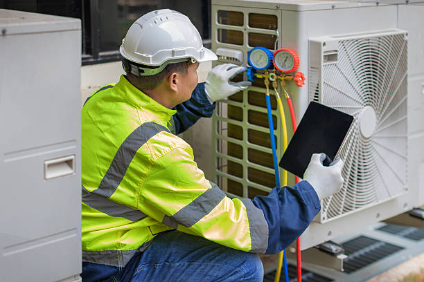 Professional Emergency Hvac Repair technician working in China Grove, NC